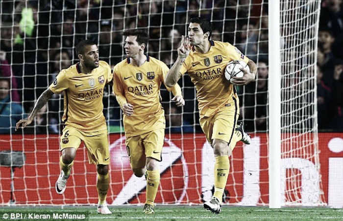 Barcelona 2-1 Atletico Madrid: Suarez brace rounds off dominant quarter-final performance