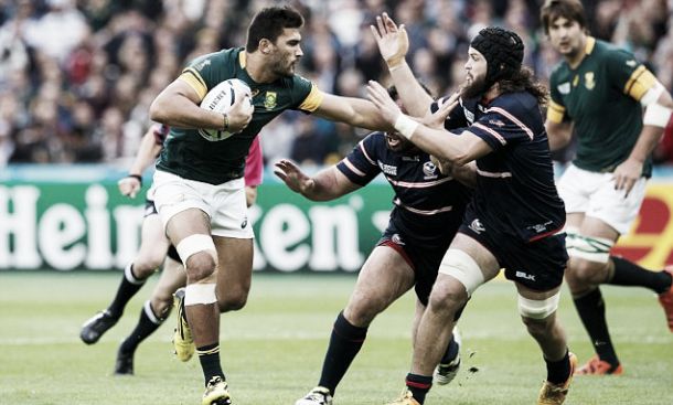 Copa Mundial de Rugby 2015: Sudáfrica selló su clasificación a cuartos de final tras golear a Estados Unidos