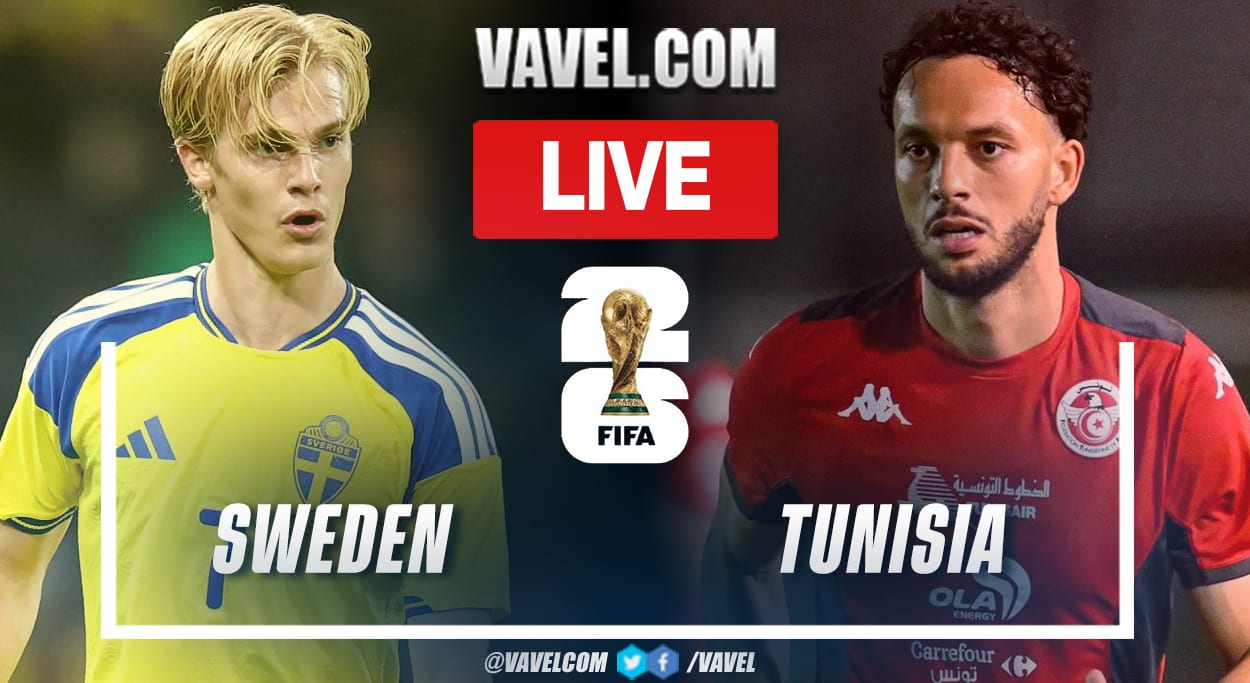 Sweden vs Tunisa LIVE Score Updates in 2026 FIFA World Cup Match