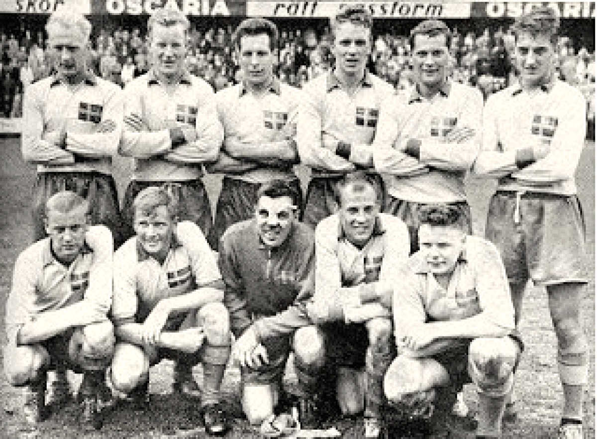 Partidazo Suecia 4-0 Suiza, clasificación a Chile 1962.