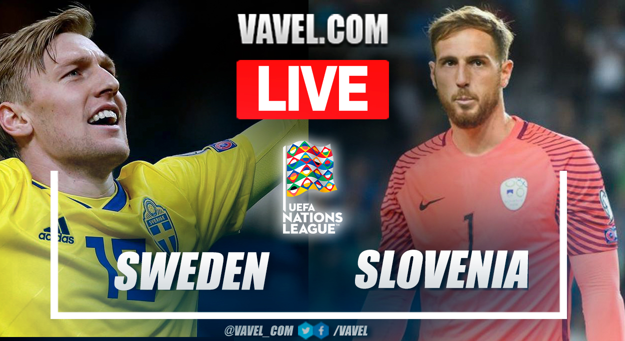 Summary and highlights of Sweden 1-1 Slovenia in the UEFA Nations League