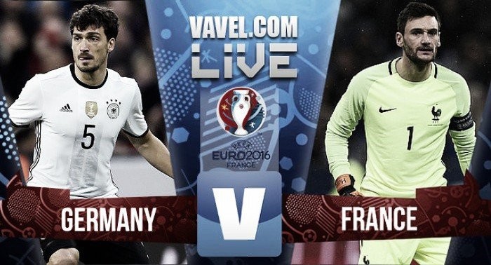 Resultado Alemanha x França no EURO 2016 (0-2) Resultado Alemanha x França no EURO 2016 (0-2)