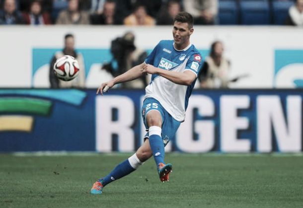 Hoffenheim's Niklas Süle ruled out for the season with ACL injury