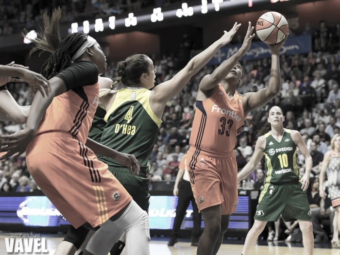 Images and photos of Connecticut Sun 77-76 Seattle Storm WNBA 2016
