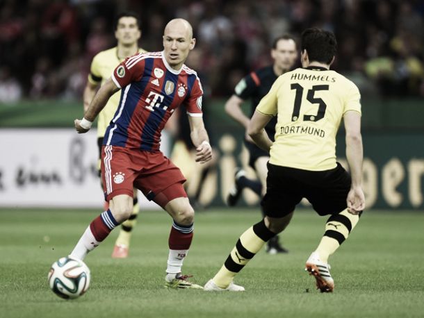 Borussia Dortmund - Bayern Munich Text Commentary and Football Scores of 2014 German Supercup