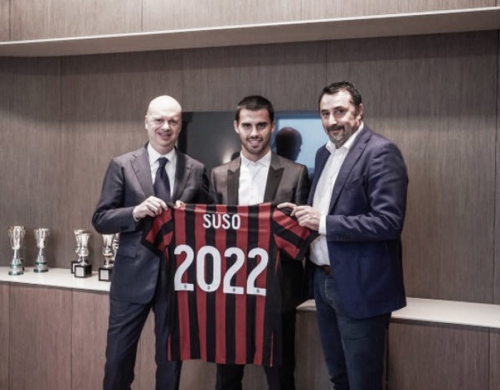 Protagonista na última temporada, jovem atacante Suso renova com o Milan até 2022