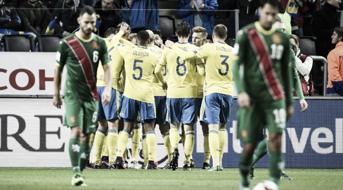 Qualificazioni Russia 2018, la Svezia batte la Bulgaria e mantiene il primo posto