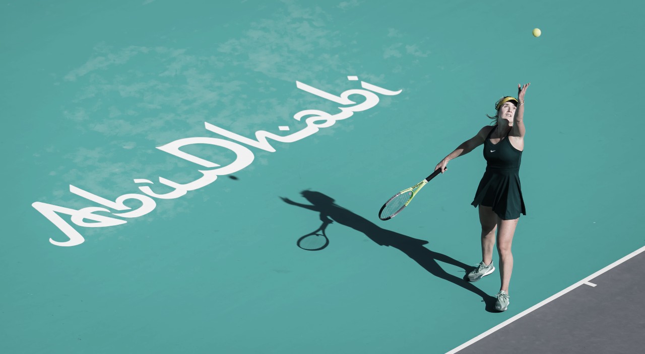 Svitolina domina Zvonareva e segue firme no WTA 500 de Abu Dhabi Svitolina domina Zvonareva e segue firme no WTA 500 de Abu Dhabi