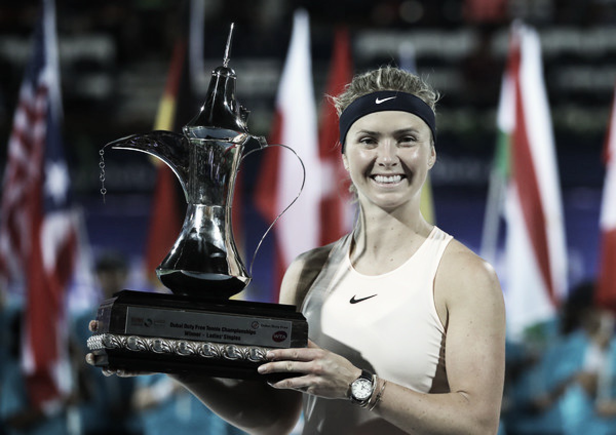 WTA Dubai Elina Svitolina successfully defends her title with win over Daria Kasatkina