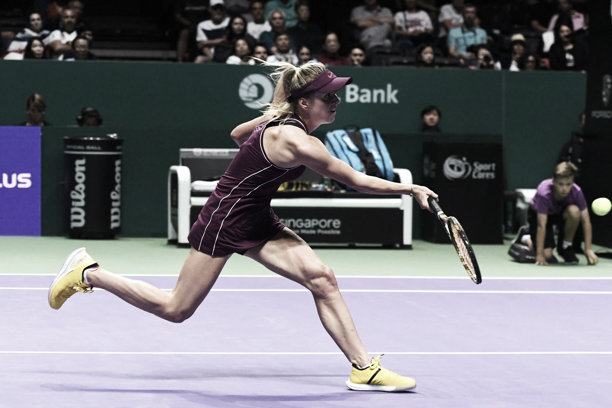 Svitolina bate Pliskova e se aproxima de vaga às semis do WTA Finals Svitolina bate Pliskova e se aproxima de vaga às semis do WTA Finals