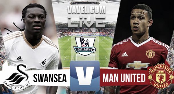 Score Swansea City - Manchester United in EPL 2015 (2-1)