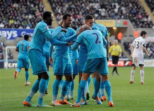 Fora de casa, Tottenham vence Swansea e mantém tabu