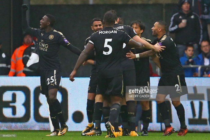 Swansea City 1-2 Leicester City: Foxes clamber away from relegation zone with crucial away win Swansea City 1-2 Leicester City: Foxes clamber away from relegation zone with crucial away win