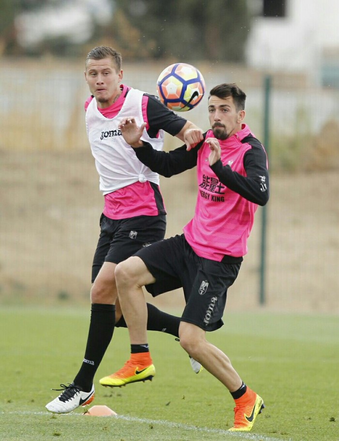 Tabanou vuelve a entrenar con el Granada CF