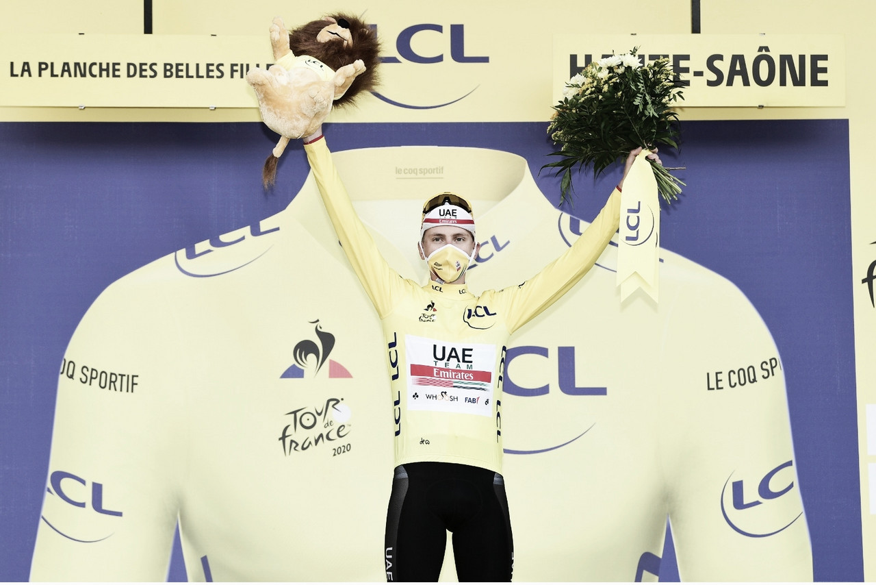 Tadej Pogačar revienta
el Tour en la contrarreloj Tadej Pogačar revienta
el Tour en la contrarreloj