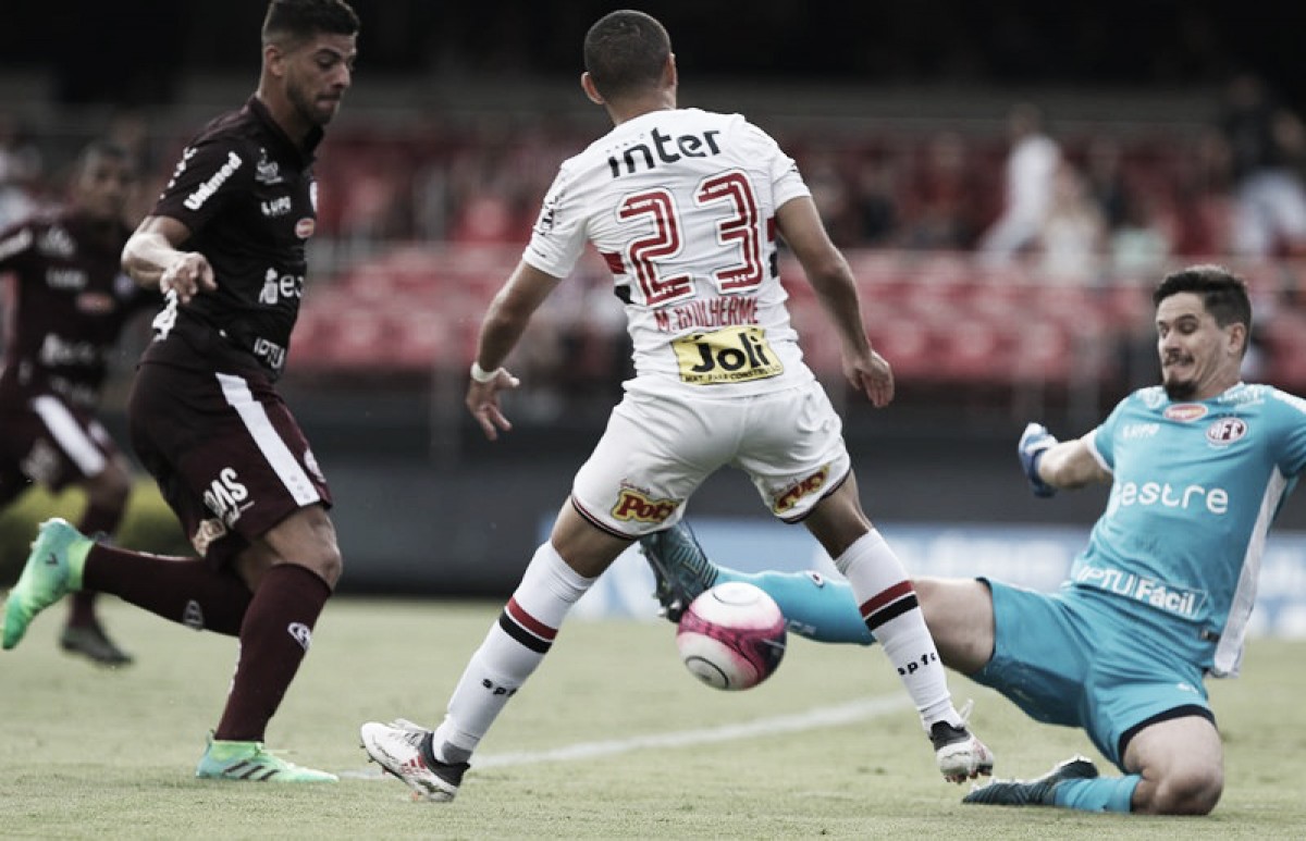 Goleiro Tadeu se destaca, São Paulo empata sem gols contra Ferroviária e aumenta pressão