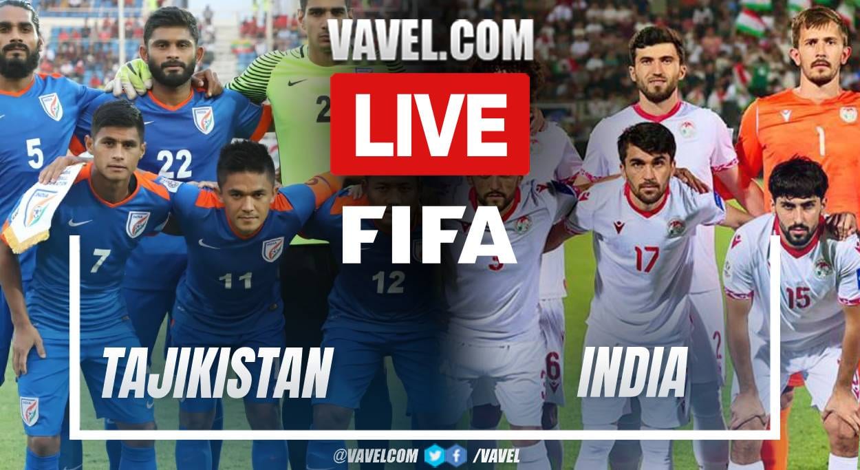 Tajikistan vs India LIVE Score Updates: Good match (1-0)