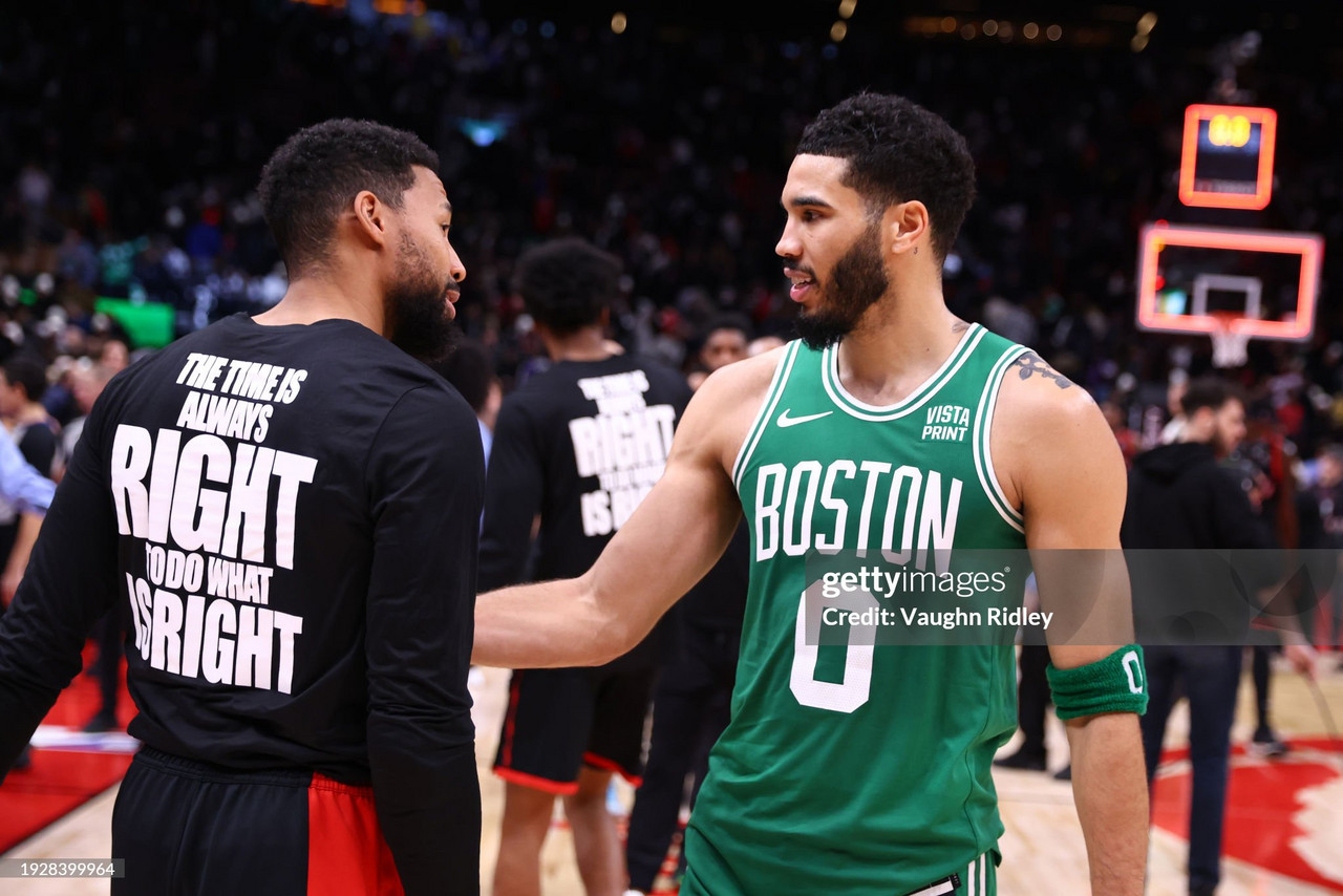 Boston
Celtics 105 - 96 Toronto Raptors: Tatum leads the way