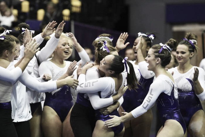 Ncaa Gymnastics Lsu Scores Impressive Early Season Win Over Georgia