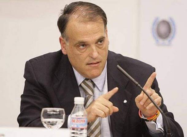 Según Javier Tebas, el CD Mirandés jugará en Segunda B Según Javier Tebas, el CD Mirandés jugará en Segunda B