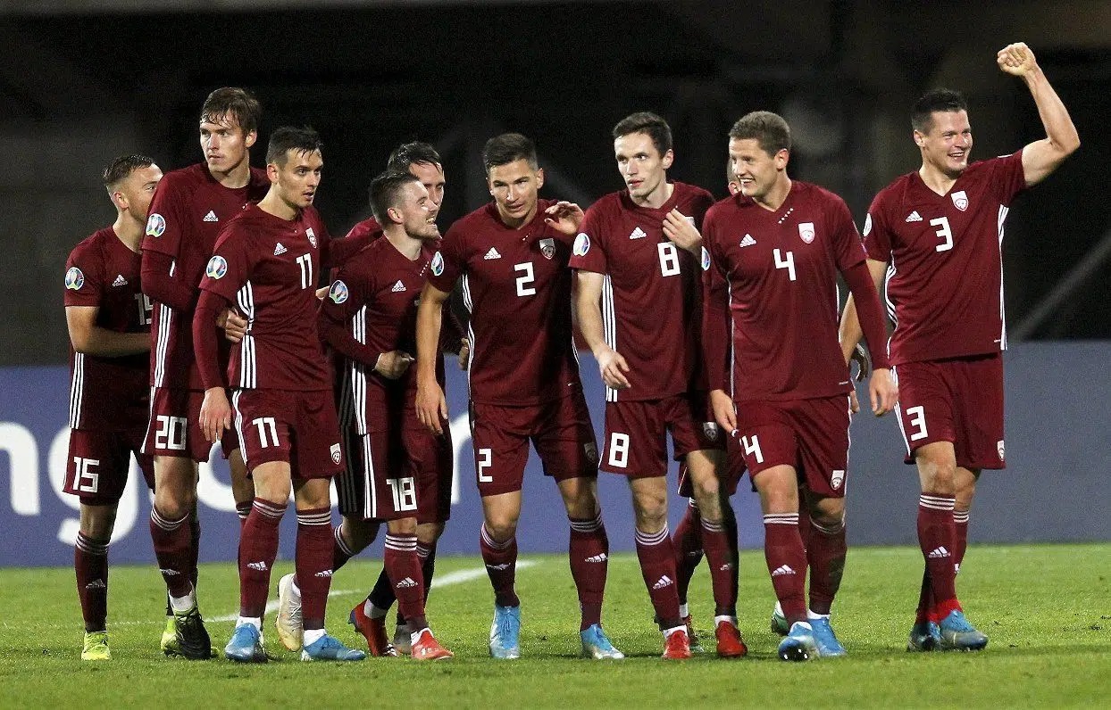 Selección de fútbol de letonia