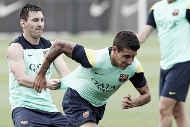 Entreno de cara a un Gamper sin Tello Entreno de cara a un Gamper sin Tello