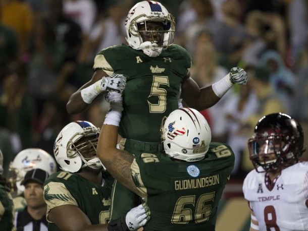 USF Routs #22 Temple Thanks to Huge Performance From Marlon Mack