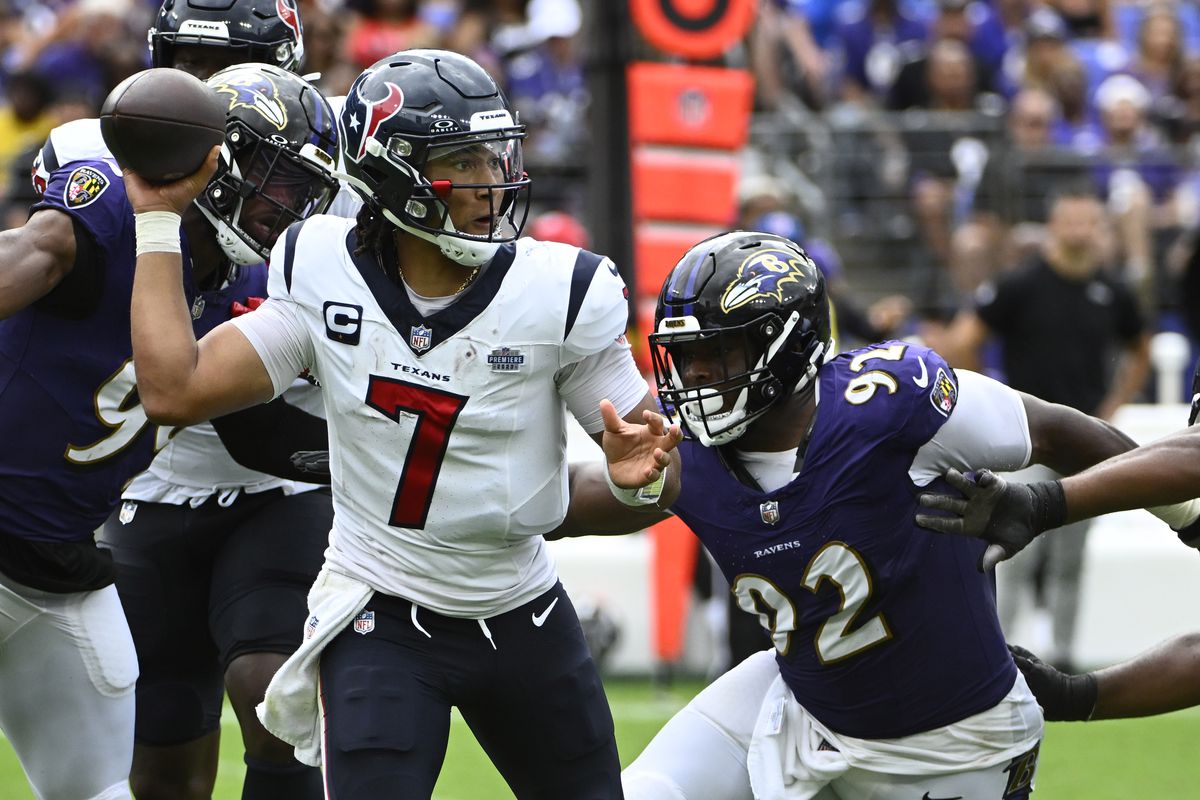Anotaciones y resumen del Houston Texans 10-34 Baltimore Ravens en NFL 2024