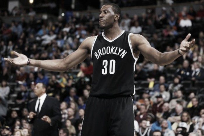 Indiana Pacers trade 20th pick in 2016 draft, future 2nd rounder for Brooklyn Nets Thaddeus Young