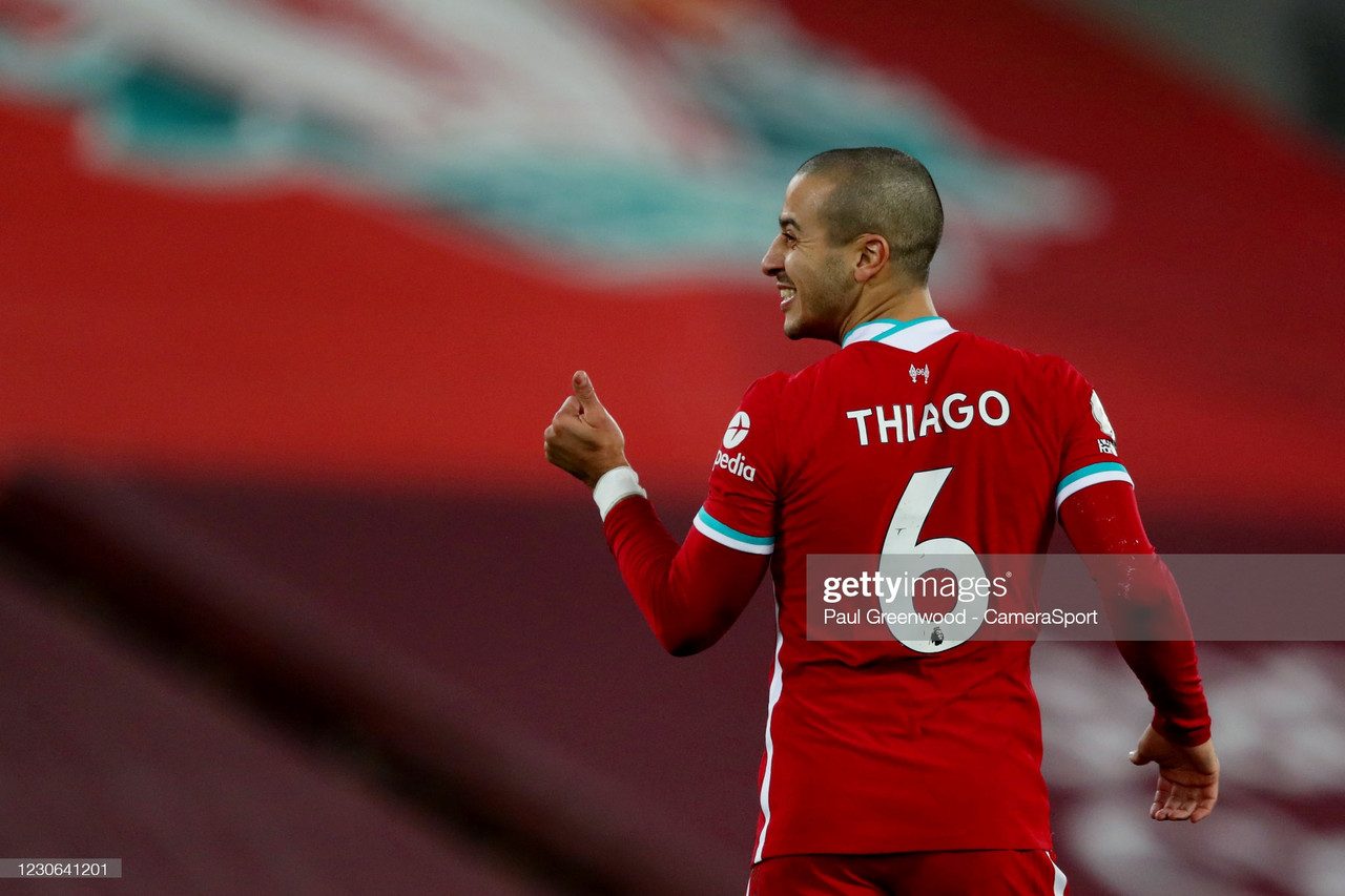 Jurgen Klopp backs 'world-class' Thiago Alcantara to be a success at Anfield – despite disappointing first campaign 