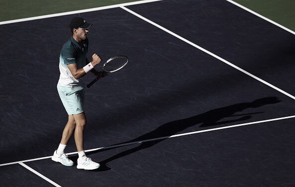Dominic Thiem gana en Indian Wells sobre Roger Federer Dominic Thiem gana en Indian Wells sobre Roger Federer