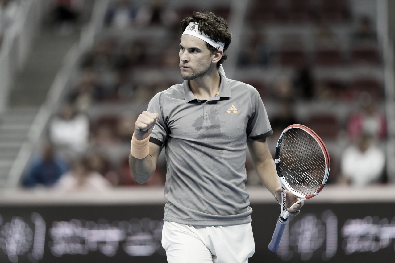 Thiem
vence grande jogo contra Berrettini e vai à final em Viena Thiem
vence grande jogo contra Berrettini e vai à final em Viena