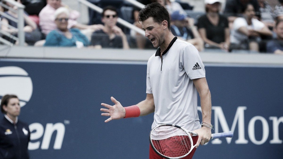 Thiem supera turbulências e elimina Fritz na terceira rodada do US Open Thiem supera turbulências e elimina Fritz na terceira rodada do US Open