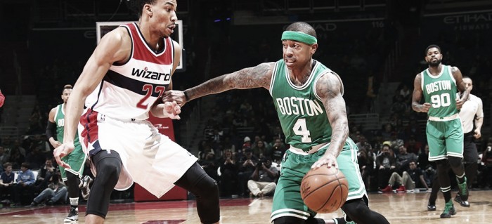 Los Celtics sonrojan a unos desacertados Wizards