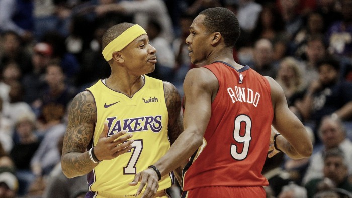 Isaiah Thomas y Rajon Rondo, expulsados en el Lakers-Pelicans