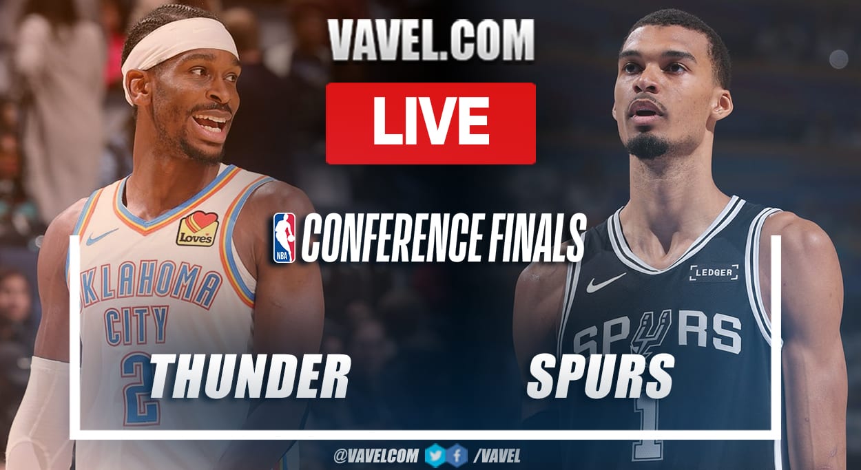 Oklahoma City Thunder vs San Antonio Spurs LIVE Score Updates in NBA Playoffs Game