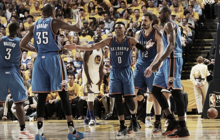 Nba playoffs, i Thunder non si fermano più e vincono in rimonta anche alla Oracle Arena (102-108)