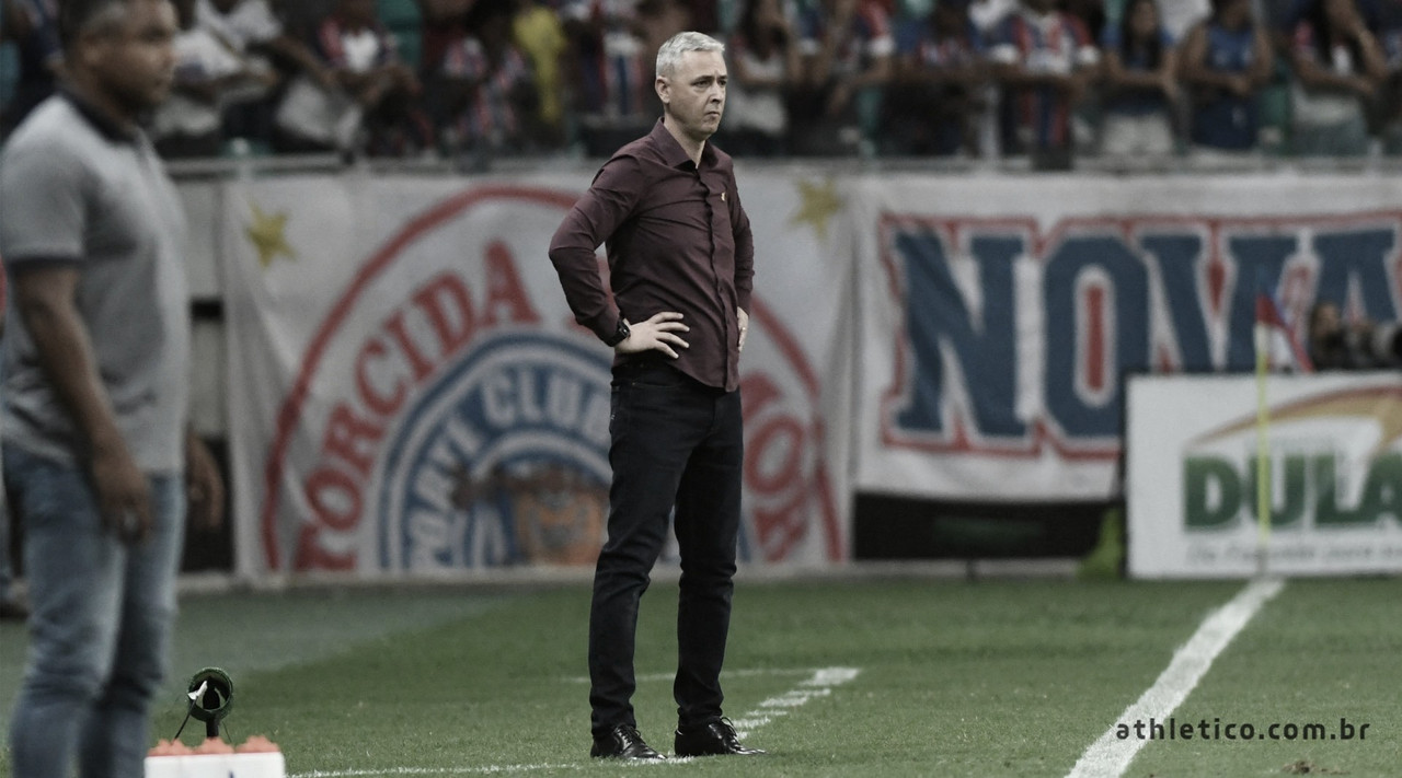 Tiago Nunes destaca sintonia e confiança do CAP após vitória em Salvador: "Poucos times têm isso" Tiago Nunes destaca sintonia e confiança do CAP após vitória em Salvador: "Poucos times têm isso"