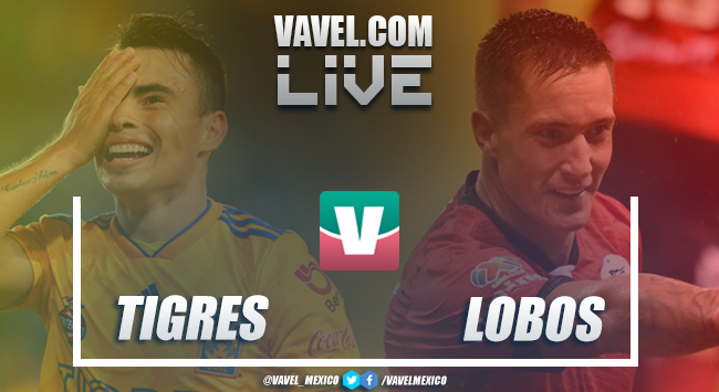 Resultado y goles del Tigres 2-2 Lobos BUAP en Liga MX 2018 Resultado y goles del Tigres 2-2 Lobos BUAP en Liga MX 2018