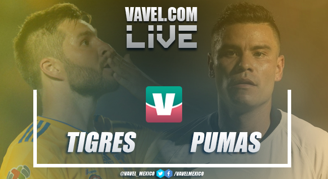 Resumen y goles del Tigres 2-1 Pumas en cuartos de final de ida del Apertura 2018 Resumen y goles del Tigres 2-1 Pumas en cuartos de final de ida del Apertura 2018 