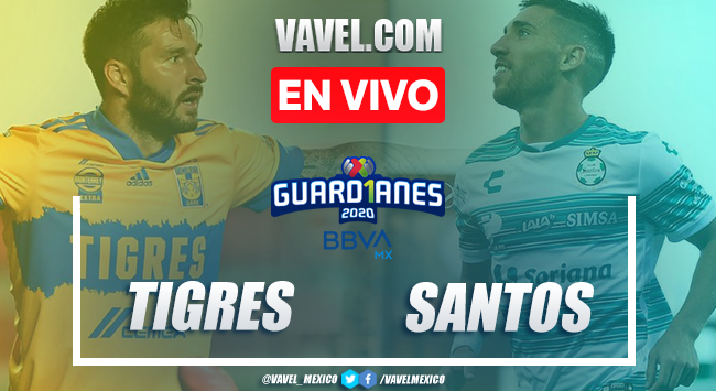 Resumen y Goles del partido Tigres 2-0 Santos en el Guard1anes 2020 Resumen y Goles del partido Tigres 2-0 Santos en el Guard1anes 2020