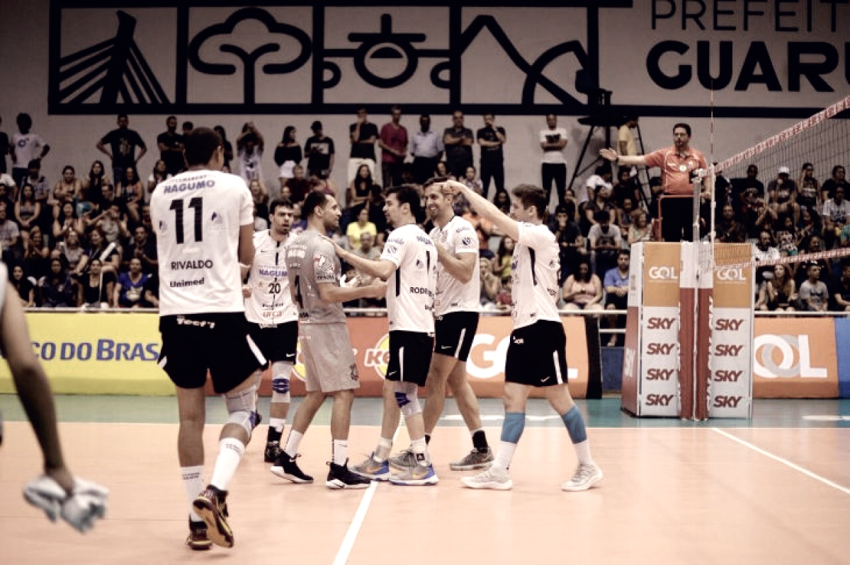 Corinthians encerra fase classificatória da Superliga com vitória sobre JF Vôlei Corinthians encerra fase classificatória da Superliga com vitória sobre JF Vôlei