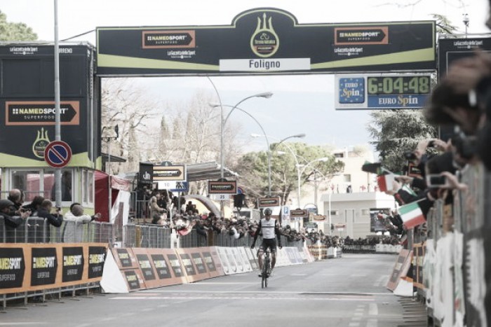 Tirreno-Adriatico, a Foligno spunta Cummings. Stybar ancora maglia azzurra