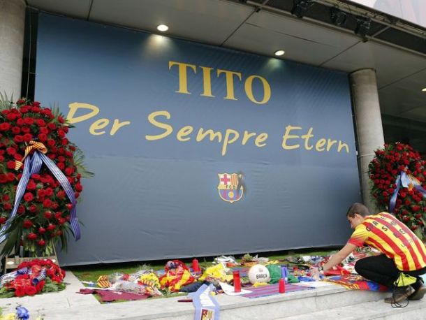 Barcelona v Getafe - Nou Camp prepares for final goodbye to Tito