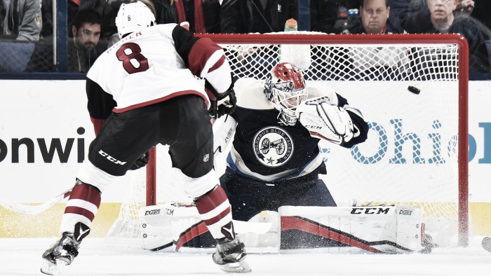 Arizona Coyotes rematch against Columbus Blue Jackets ends in 4-1 loss