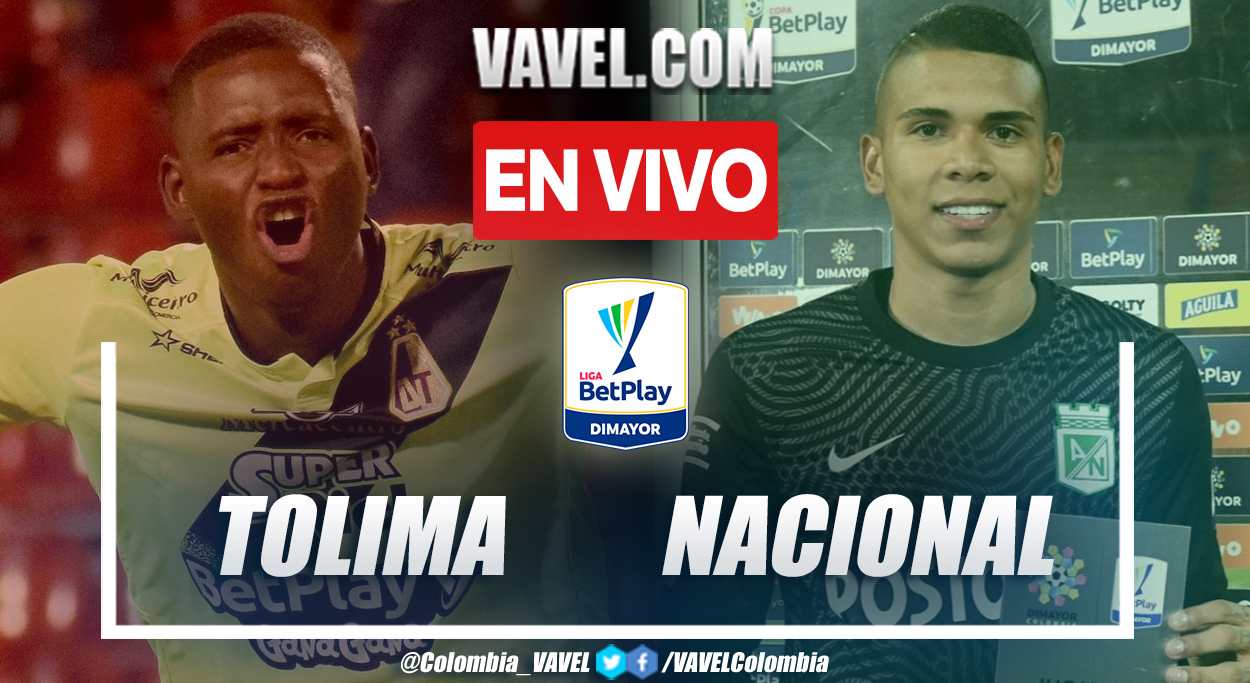 Resumen y goles: Tolima 2-2 Nacional en la fecha 4 por Liga BetPlay 2022-II