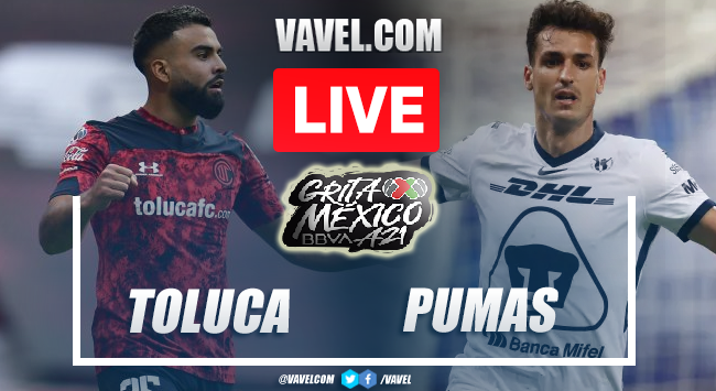 Toluca vs Pumas LIVE Score Updates: Intense duel! (1-2) | 11/21/2021
