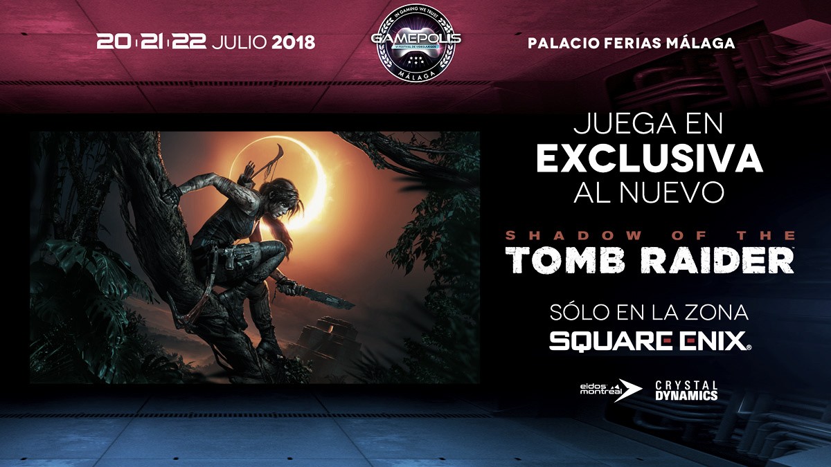 Square Enix presentará en Gamepolis "Shadow of the Tomb Raider"