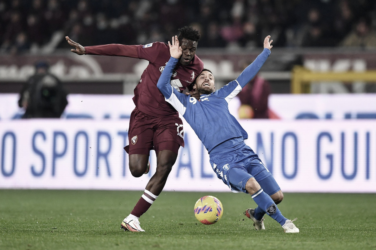 Torino abre vantagem na véspera do aniversário de 115 anos, mas cede empate para o Empoli