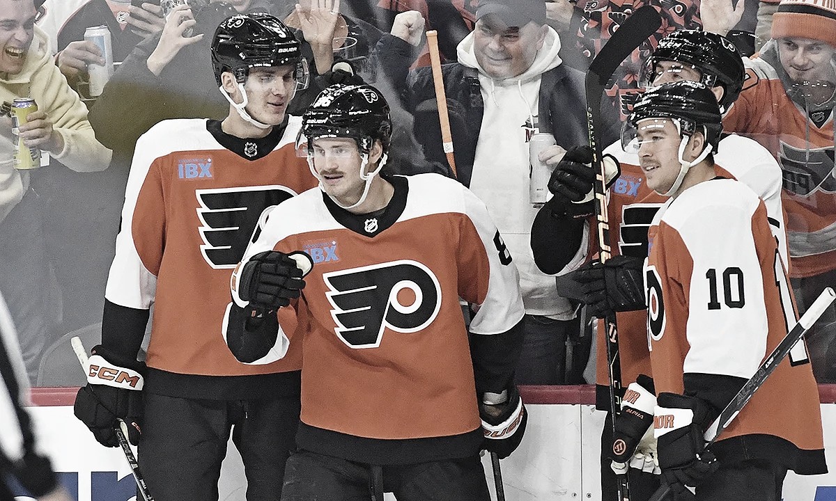 Los Philadelphia Flyers han ligado cinco victorias 
